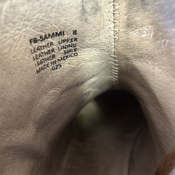 Freebird by Steven Sammi Ankle Strappy Brown Boots Booties Womens 8 - Picture 3 of 12